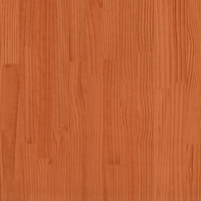 Lit haut avec toit cire marron 90x190 cm bois de pin massif - Photo n°11