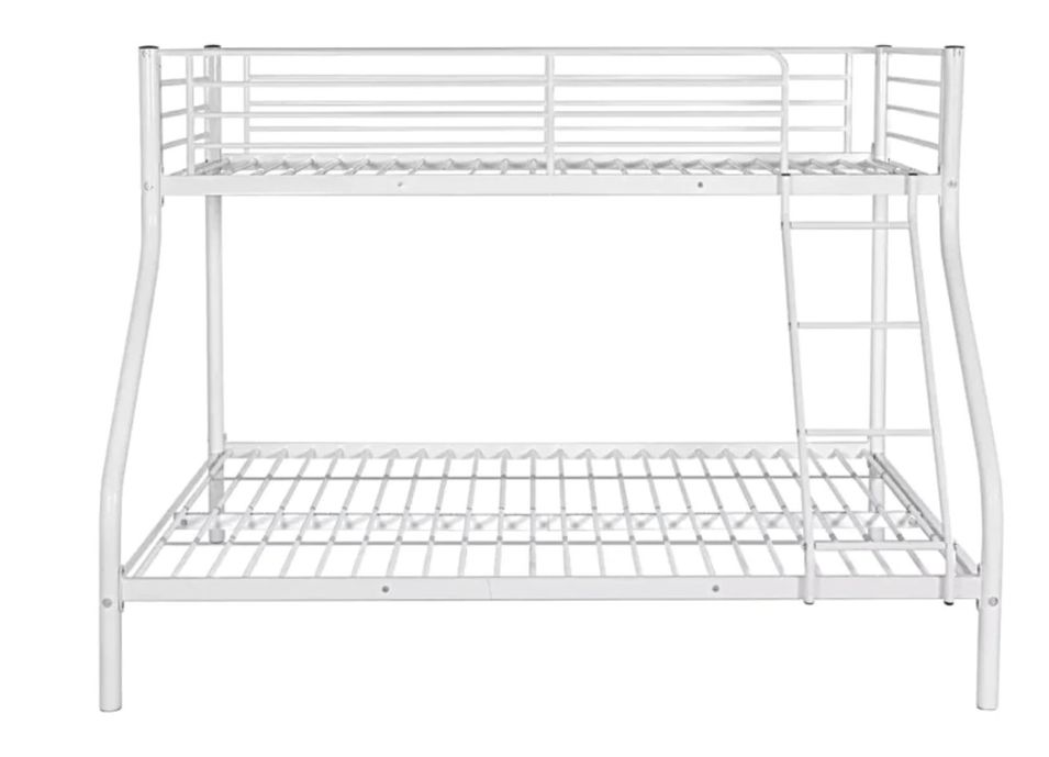 Lit superposé 3 places 2+1 métal sommier inclus 90 et 140x190cm Vito - Photo n°9