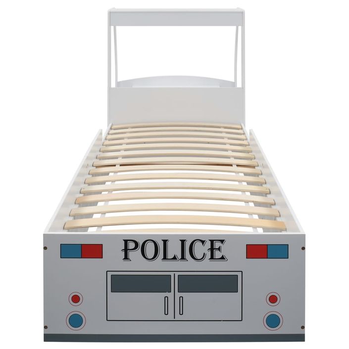 Lit voiture de police avec bureau pour enfants 90 x 200 cm - Photo n°5