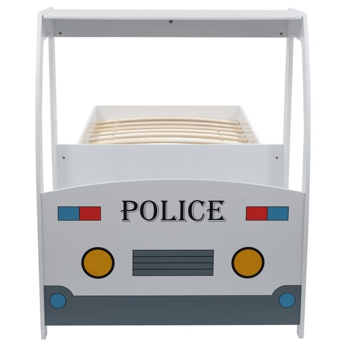 Lit voiture de police avec bureau pour enfants 90 x 200 cm - Photo n°6