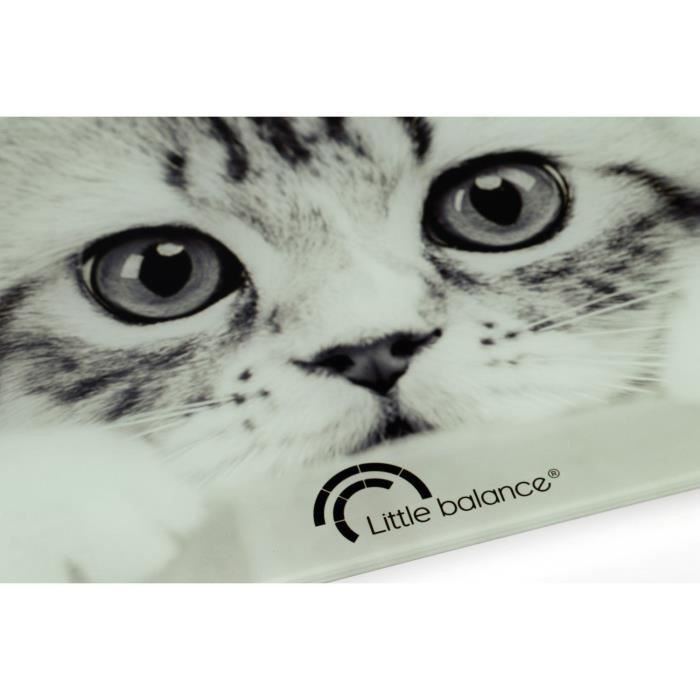 LITTLE BALANCE 8335 Paysage, Pese-personne, balance électronique, 180 kg / 100 g, Design The Cat - Photo n°3