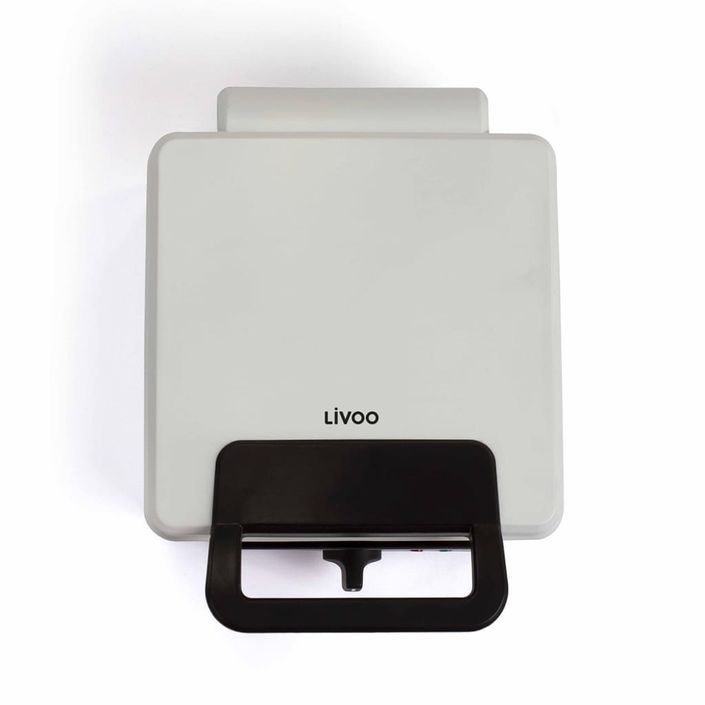 Livoo Gaufrier avec thermostat réglable 1200 W Blanc - Photo n°2