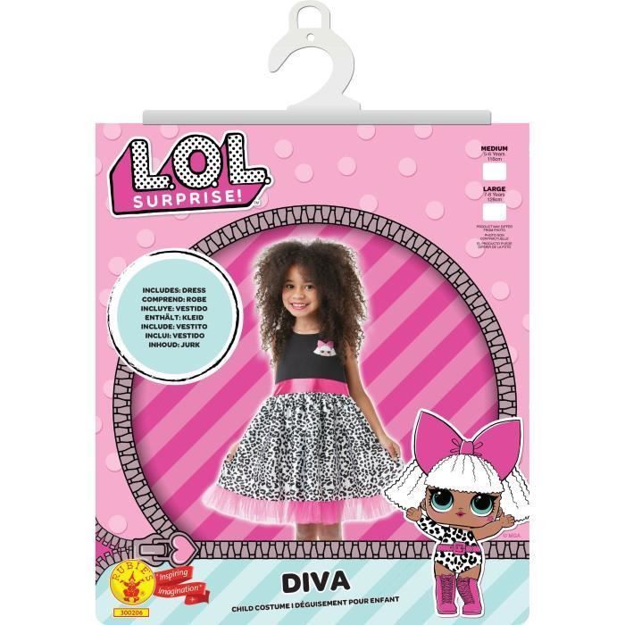 LOL Déguisement Diva 5-7 ans - Photo n°2