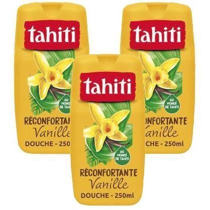 Lot de 3 gels douche Tahiti Monoî Vanille - 250ml - Photo n°1