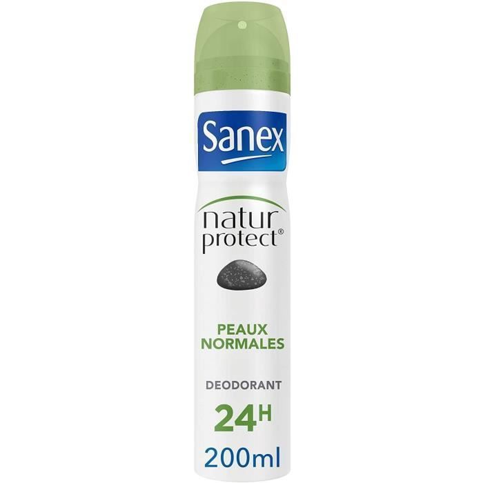 [Lot de 6] SANEX Déodorants Homme Spray Natur Protect - Peaux normales - 200 ml - Photo n°2