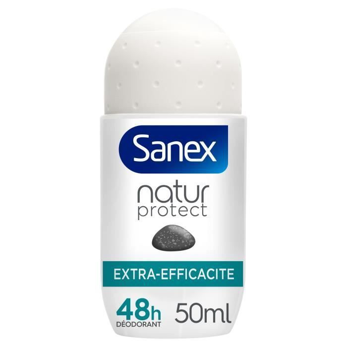 [Lot de 6] SANEX Déodorants Natur Protect extra pierre d'alun bille 50 ml - Photo n°2