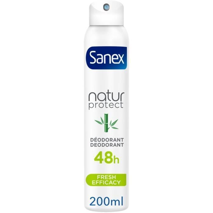 [Lot de 6] SANEX Déodorants naturels Natur Protect Fresh efficacité 48h Bambou spray - 200 ml - Photo n°2