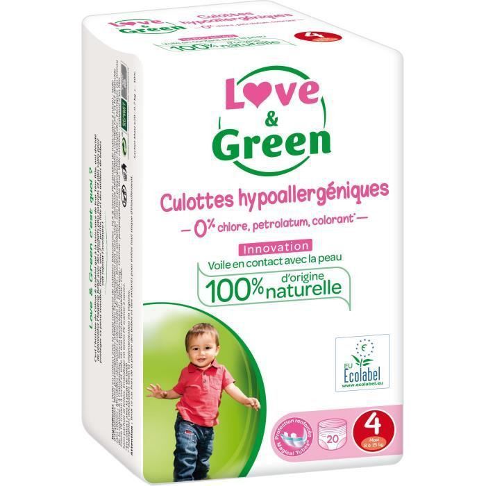 LOVE AND GREEN Culottes Taille 4 - 20 couches - Photo n°1