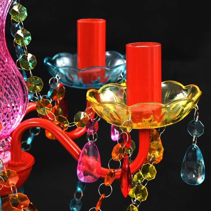 Lustre en cristal multicolore - Photo n°6