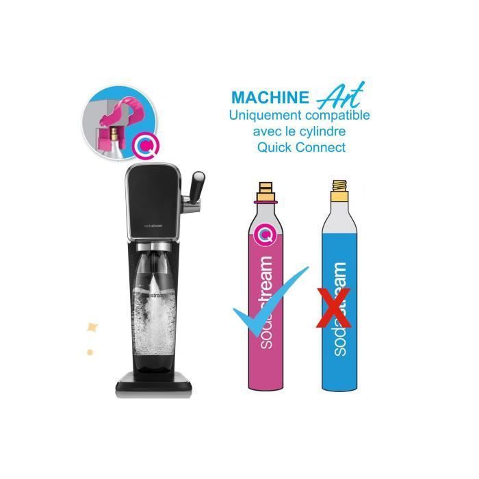 Machine a soda SODASTREAM - + eau gazeuse Machine ART Noire Pack Lave Vaisselle - Photo n°4