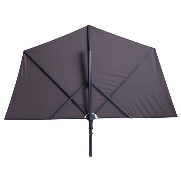 Madison Parasol de balcon Sun Wave 270x150 cm Bleu saphir - Photo n°4