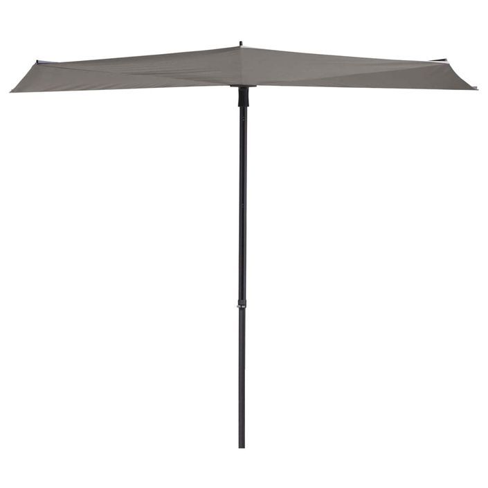 Madison Parasol de balcon Sun Wave 270x150 cm Gris clair - Photo n°1