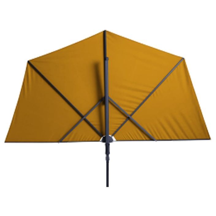 Madison Parasol de balcon Sun Wave 270x150 cm Jaune doré - Photo n°4