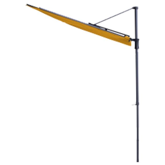 Madison Parasol de balcon Sun Wave 270x150 cm Jaune doré - Photo n°7