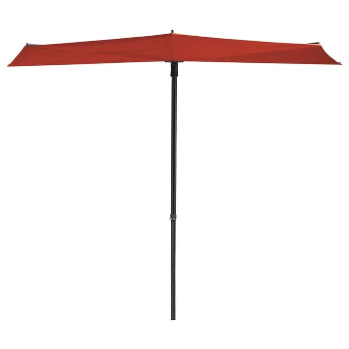 Madison Parasol de balcon Sun Wave 270x150 cm Rouge brique - Photo n°1