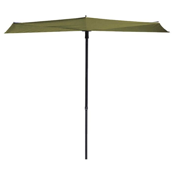 Madison Parasol de balcon Sun Wave 270x150 cm Vert sauge - Photo n°1