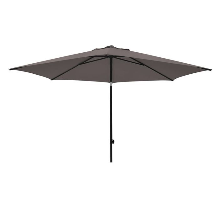 Madison Parasol Elba 300 cm taupe - Photo n°1