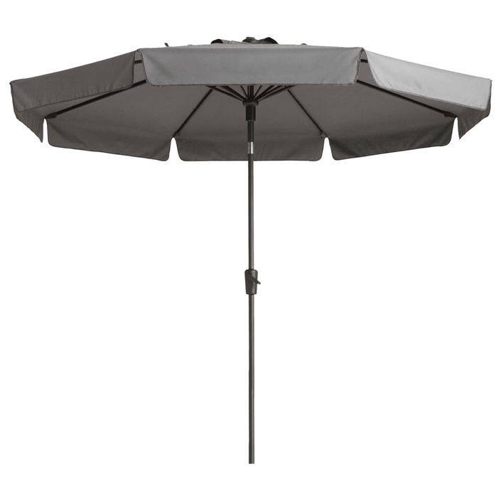 Madison Parasol Flores Luxe 300 cm Rond Gris clair - Photo n°1