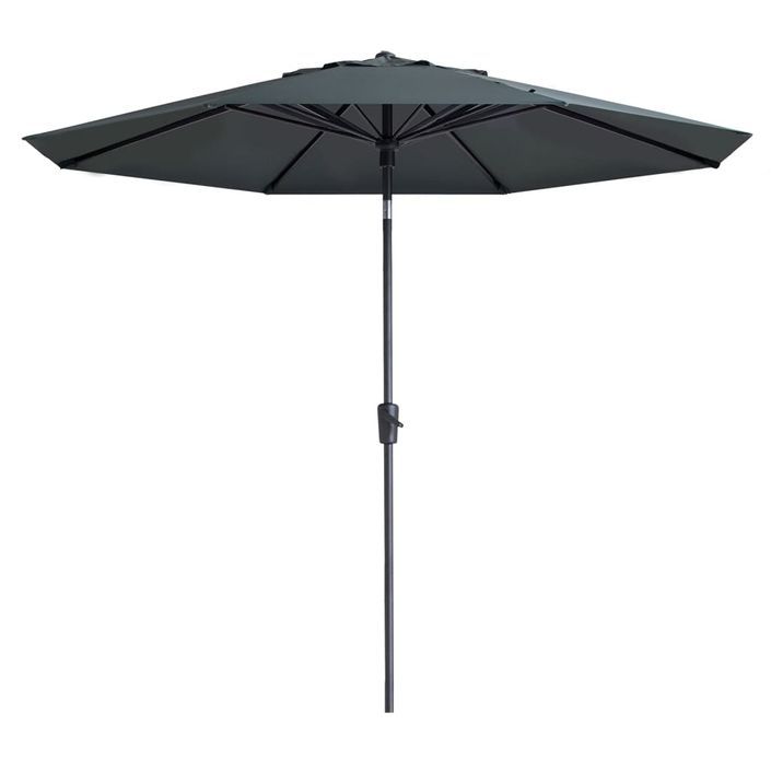 Madison Parasol Paros II Luxe 300 cm Gris - Photo n°1