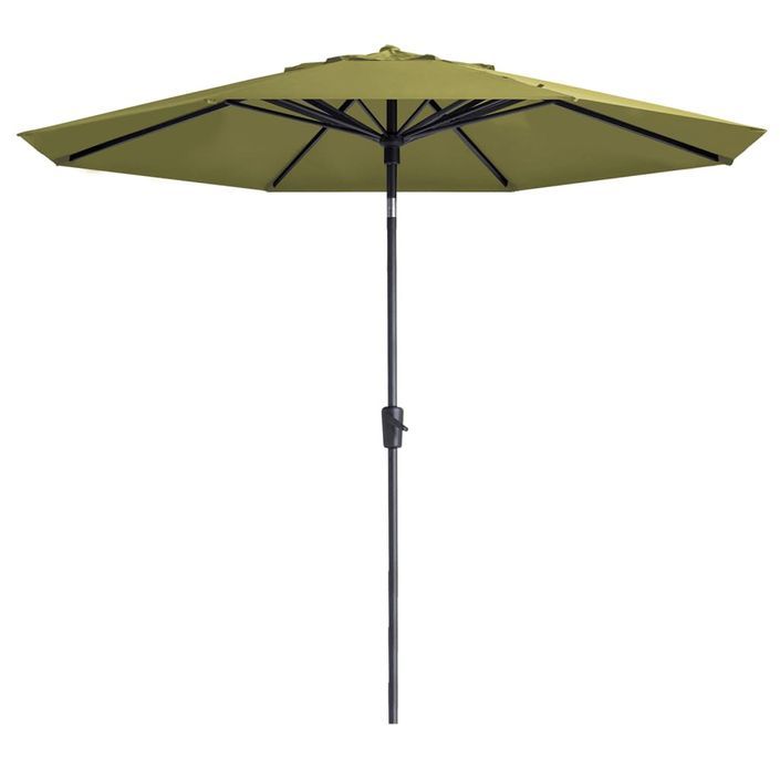 Madison Parasol Paros II Luxe 300 cm Vert sauge - Photo n°1