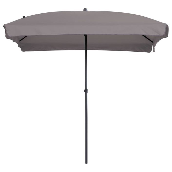 Madison Parasol Patmos Luxe Rectangulaire 210x140 cm Taupe - Photo n°1