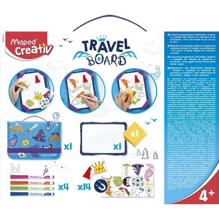 MAPED CREATIV - Travel Board - Ardoise nomade Dessins Magnétiques et Effacables - Photo n°2