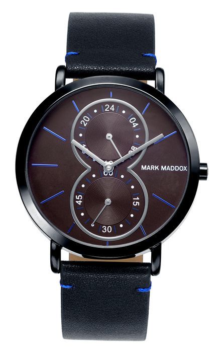 Mark Maddox Trendy Hc0012-47 . Leather/cuoio - Multifuncion - 41x47 Mm - Wr 3 Atm - Photo n°1