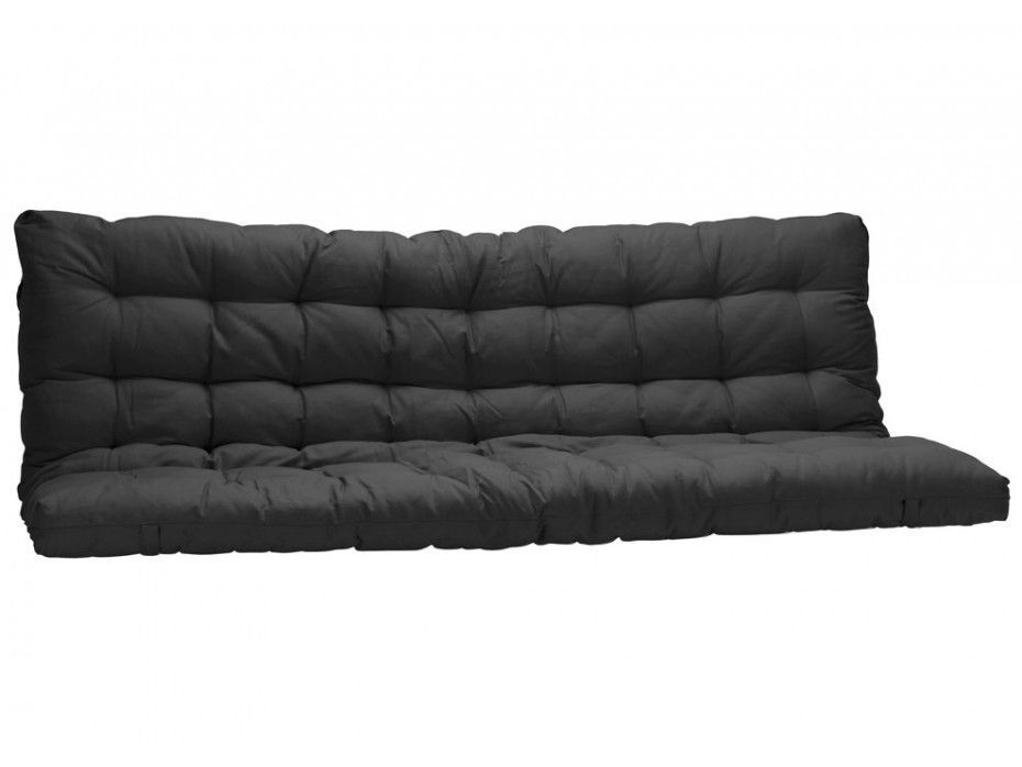 Matelas banquette noir Mezzaclic 135x190 cm - Photo n°1