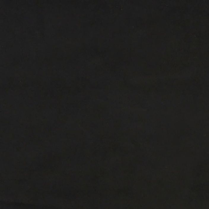 Matelas de lit à ressorts ensachés noir 120x190x20 cm velours - Photo n°6