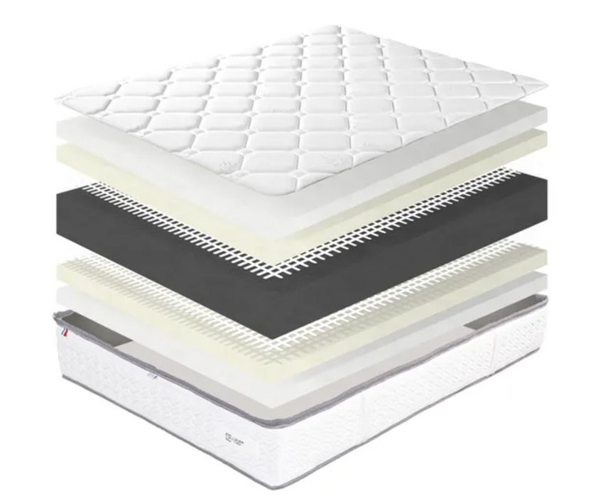 Matelas ferme 20 cm Empiro - Mousse à mémoire de forme hypoallergénique pour un confort sain - Photo n°5