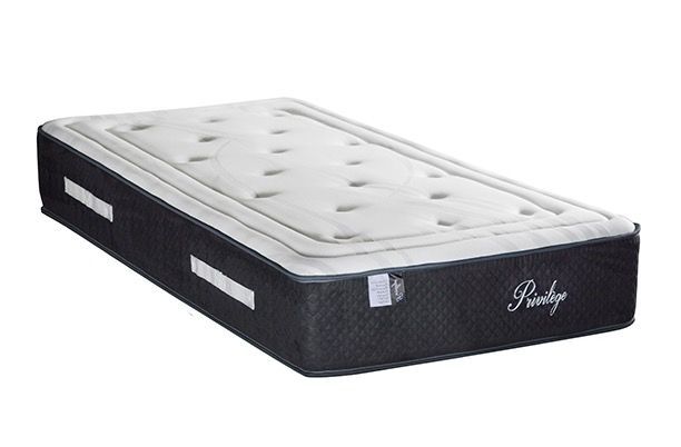 Matelas ferme 30 cm Privilège - A ressorts ensachés et mémoire de forme pour un confort inégalé - Photo n°1