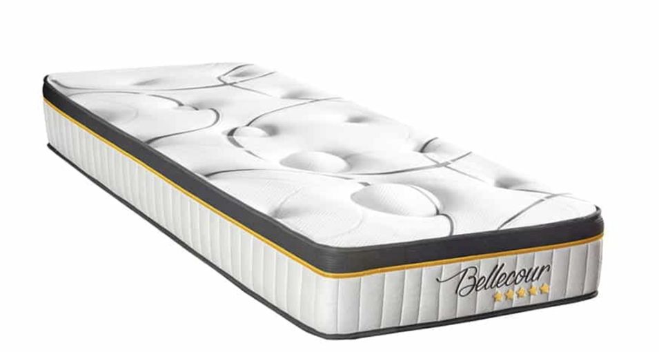 Matelas moelleux 31 cm Bellecour 3.0 – Hybride ressorts ensachés et mémoire de forme - Photo n°1