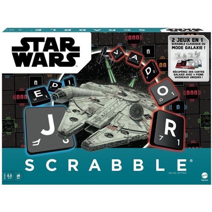 Mattel Games - Scrabble Star Wars - Jeu de société et de lettres - Des 10 ans - Photo n°1