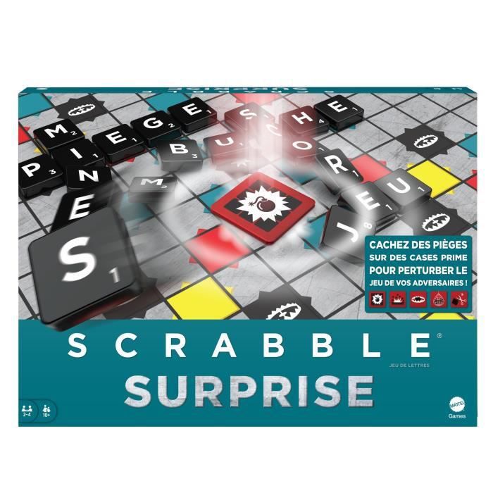 Mattel Games - Scrabble Surprise - Jeu de société et de lettres - Des 10 ans - Photo n°1