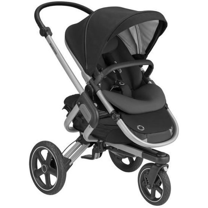 MAXI COSI Nova 3 roues Poussette tout terrain Confortable De la naissance a 3 5 ans Essential Black LesTendances