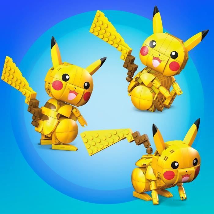 MEGA CONSTRUX Pokémon Pikachu a construire 10 cm - 6 ans et + - Photo n°3