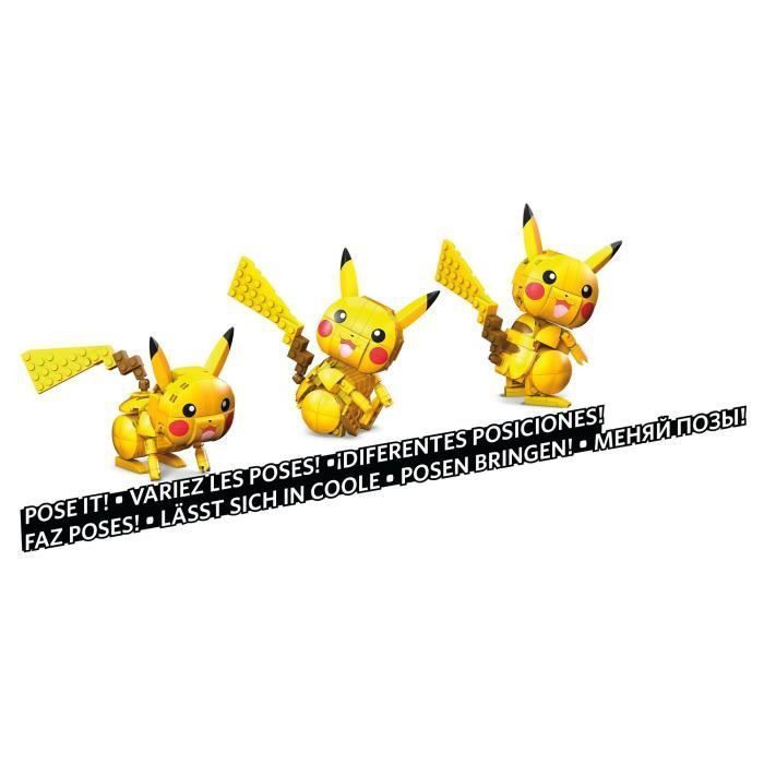 MEGA CONSTRUX Pokémon Pikachu a construire 10 cm - 6 ans et + - Photo n°5
