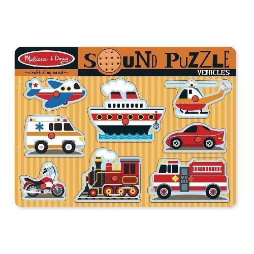 MELISSA & DOUG Puzzle Sonore - Véhicules - Photo n°1