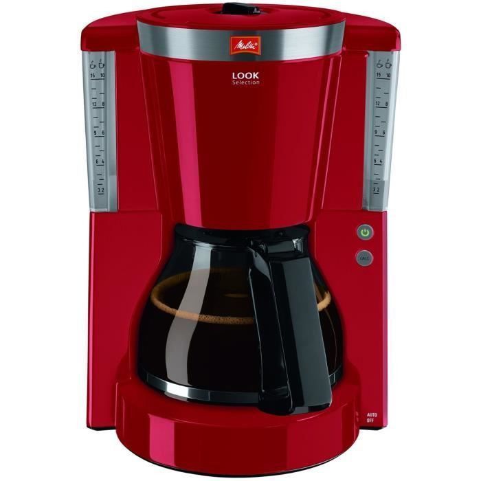 MELITTA 1011-17 Cafetiere filtre Look IV Selection - Rouge - Photo n°1