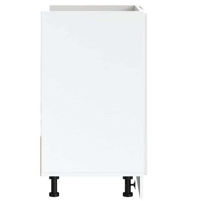 Meuble bas pour évier Porto blanc brillant 80x46x81,5 cm - Photo n°6