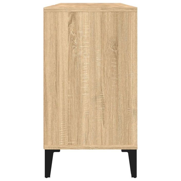 Meuble d'évier chêne sonoma 80x33x60 cm bois d'ingénierie - Photo n°8