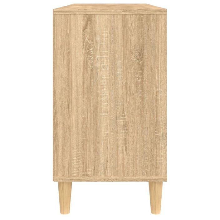 Meuble d'évier chêne sonoma 80x33x60 cm bois d'ingénierie - Photo n°8