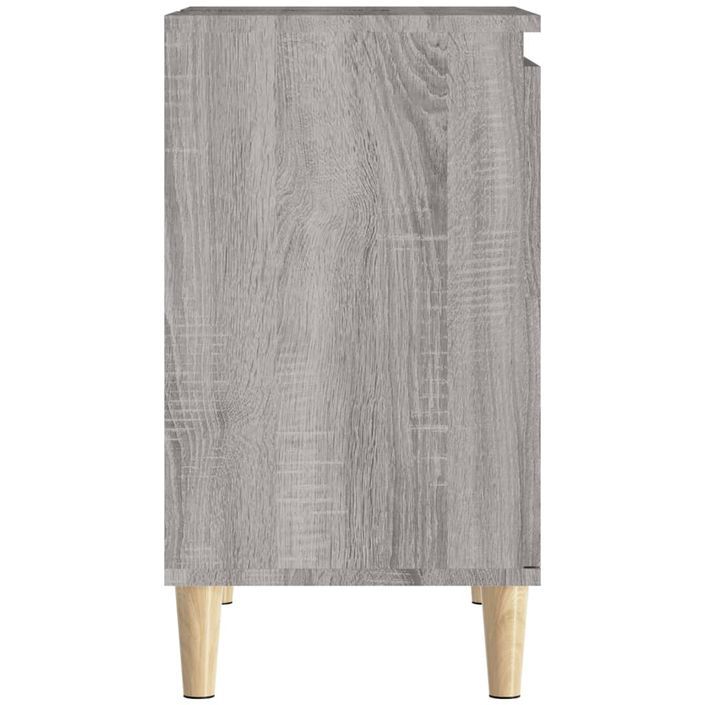 Meuble d'évier sonoma gris 58x33x60 cm bois d'ingénierie - Photo n°8