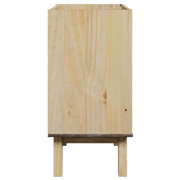 Meuble de lavabo de salle de bain OTTA 59x40x80 cm bois massif - Photo n°6