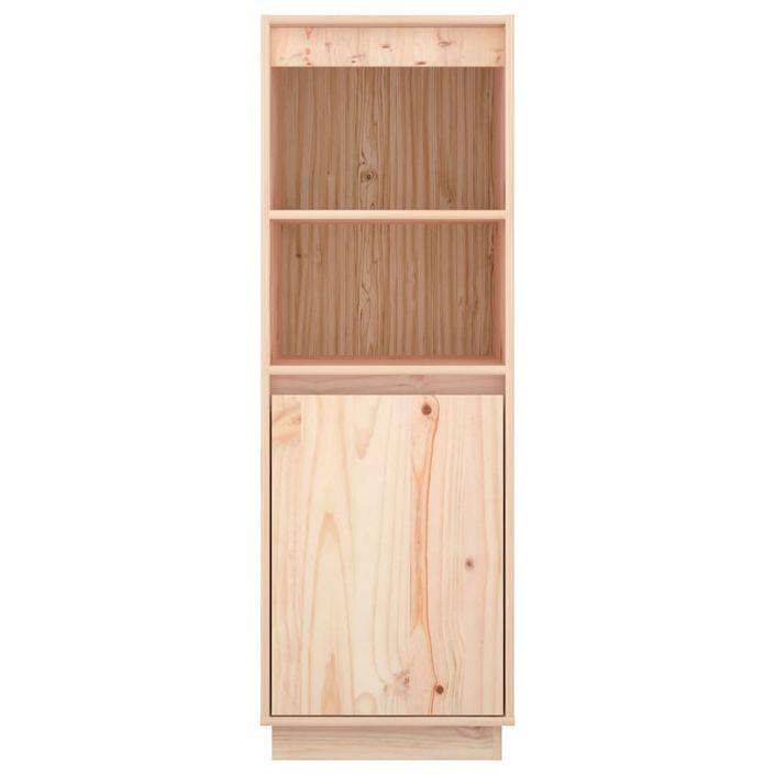 Meuble de rangement 1 porte 1 étagère Loupia 37 cm - Bois pin massif - Photo n°3
