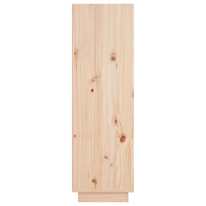 Meuble de rangement 1 porte 1 étagère Loupia 37 cm - Bois pin massif - Photo n°4