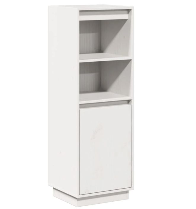 Meuble de rangement 1 porte 1 étagère Loupia 37 cm - Bois pin massif - Photo n°11