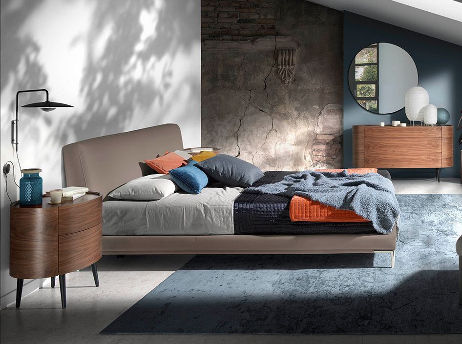 Meuble de rangement 3 tiroirs Keliane 135 cm - Noyer et pieds acier noir - Photo n°5