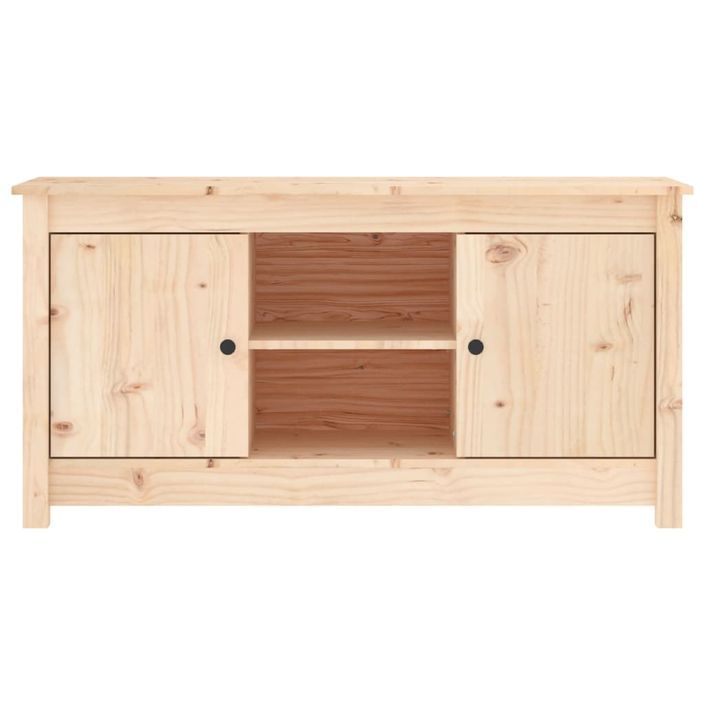 Meuble TV 103x36,5x52 cm Bois de pin massif - Photo n°3