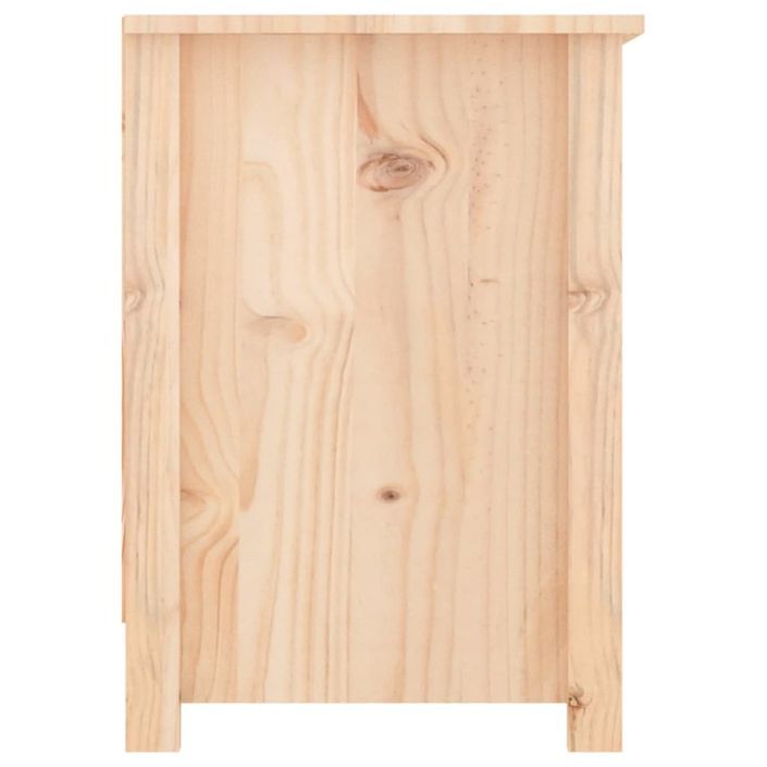 Meuble TV 103x36,5x52 cm Bois de pin massif - Photo n°5